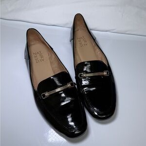 Naturalizer Shiny Black Loafers